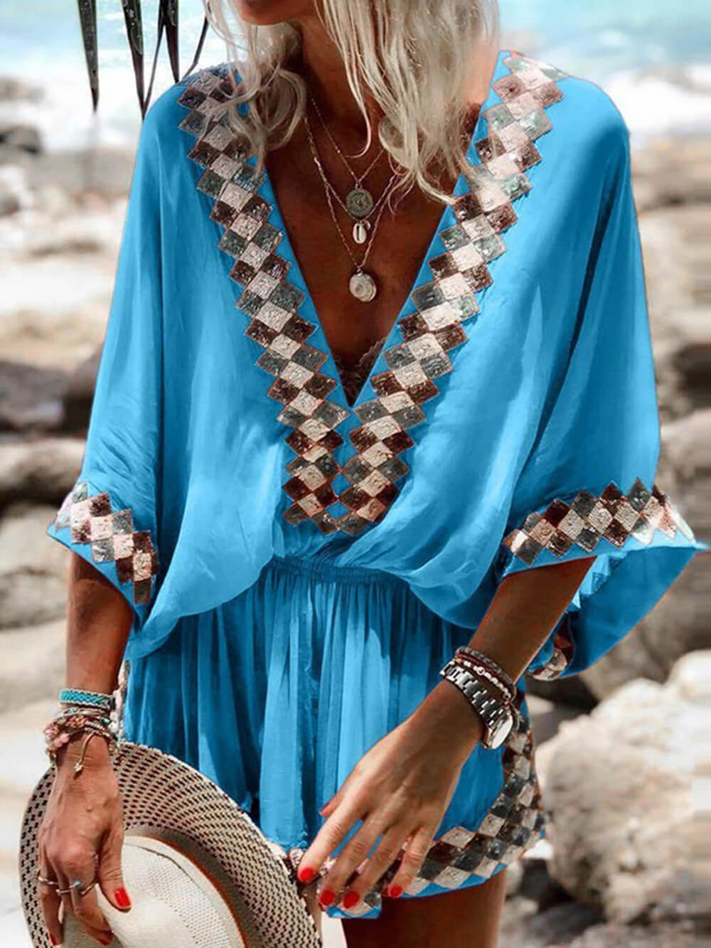 Kimono met print