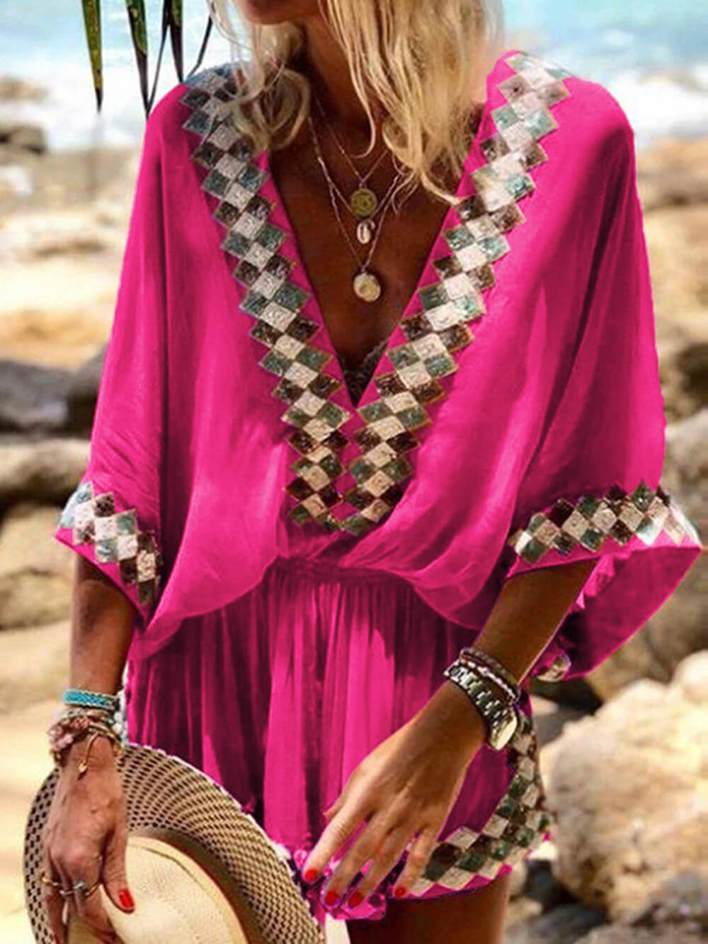 Kimono met print
