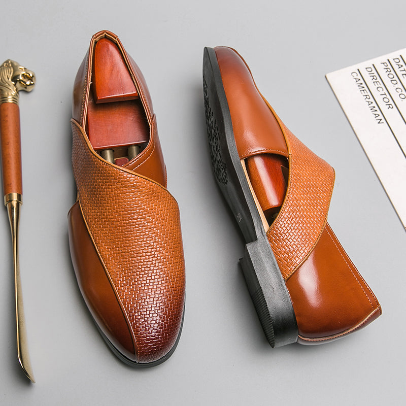 Leren loafers Oscar