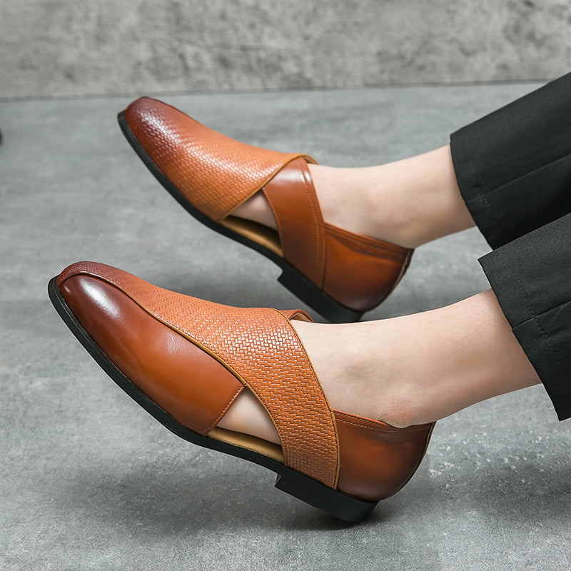 Leren loafers Oscar
