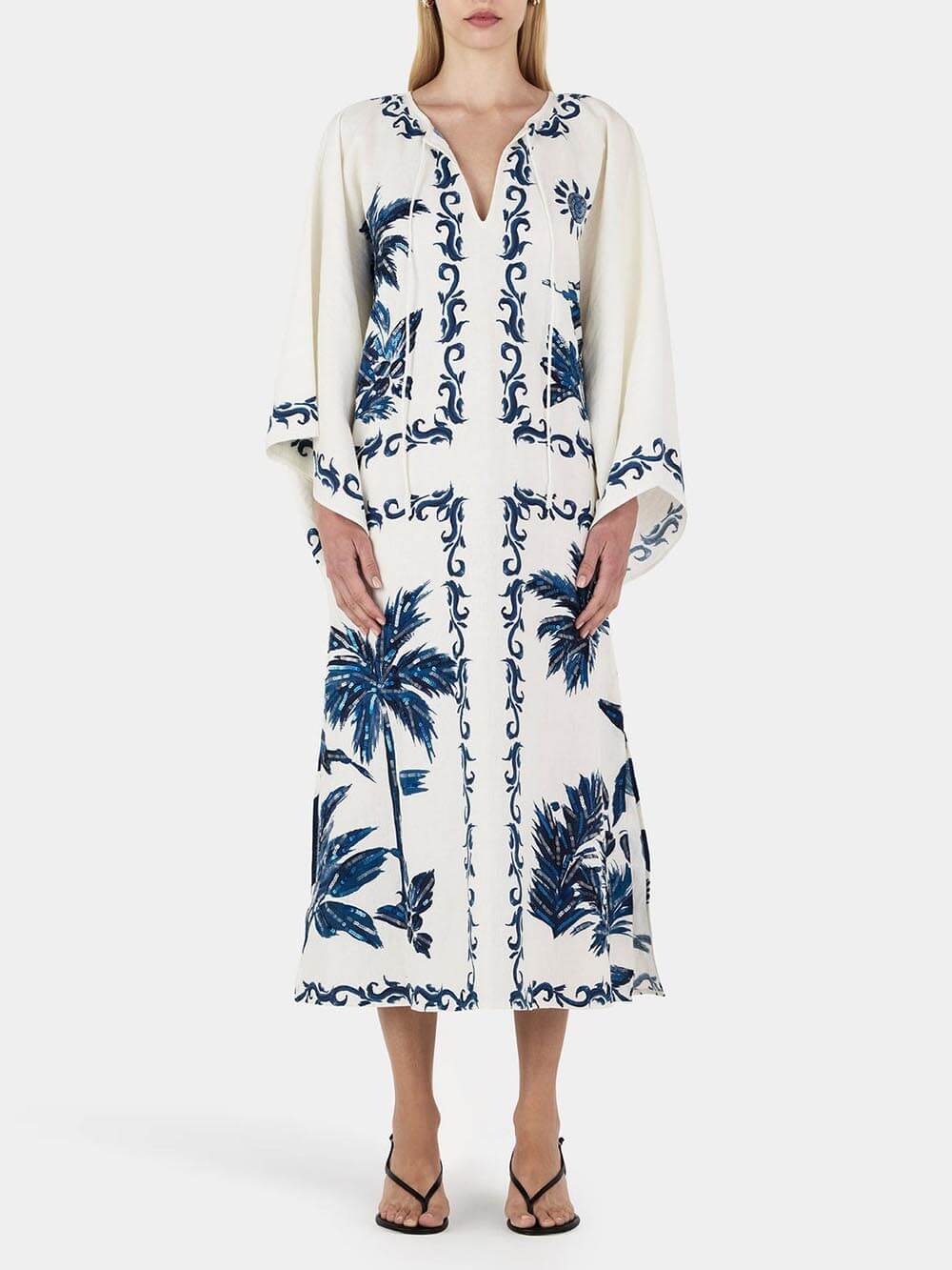 Oversized midi-jurk