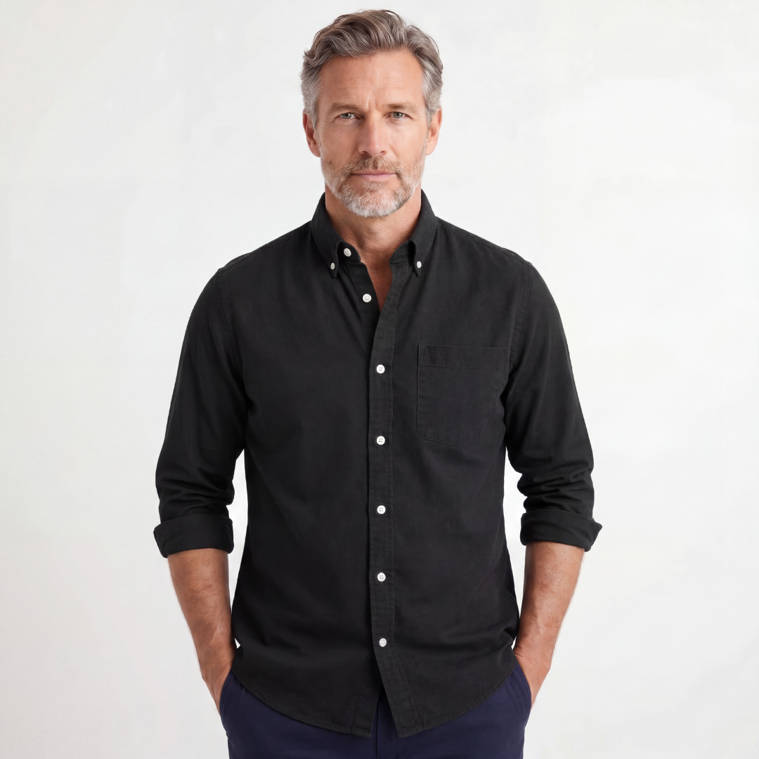 Linnen overhemd Kensington Chest-pocket