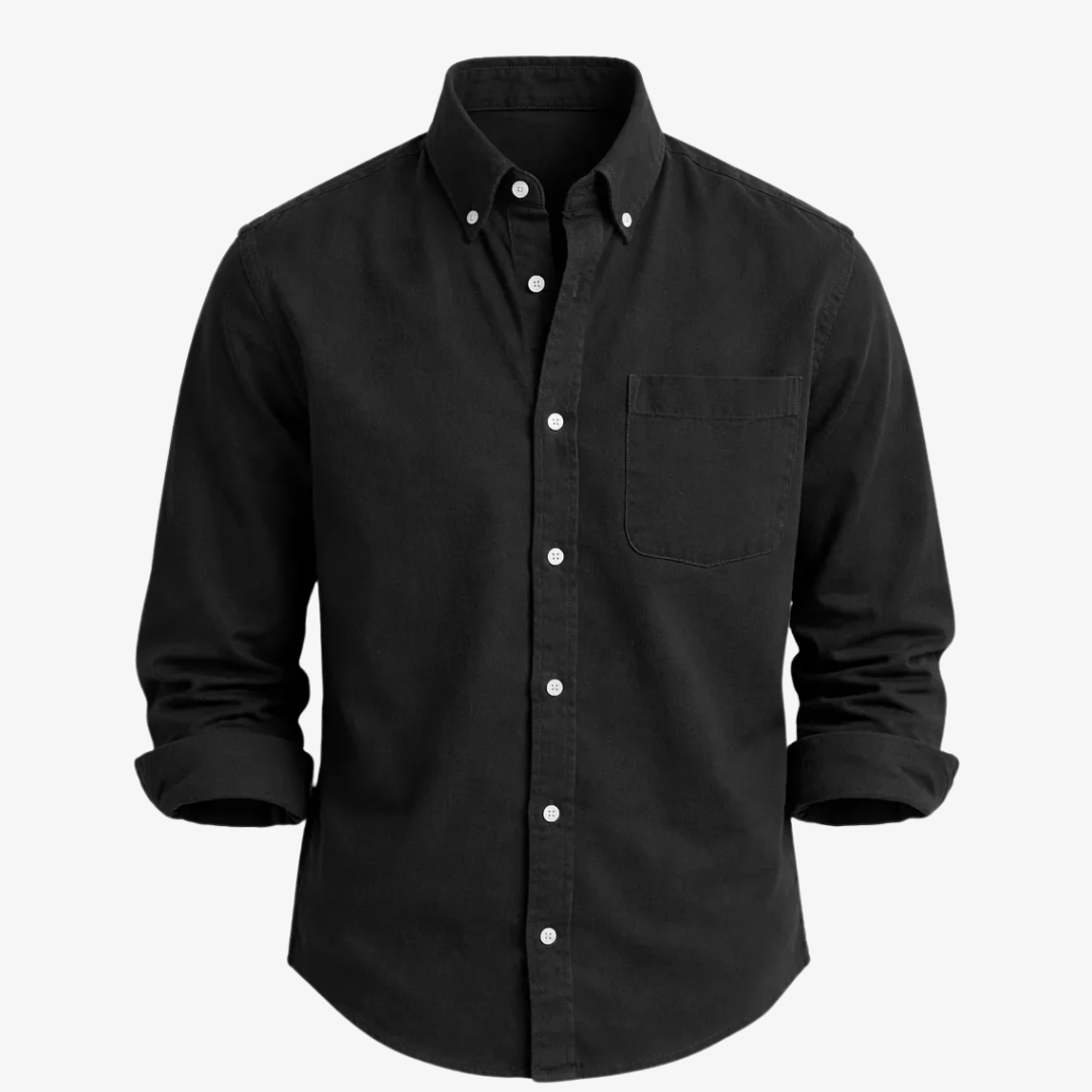Linnen overhemd Kensington Chest-pocket
