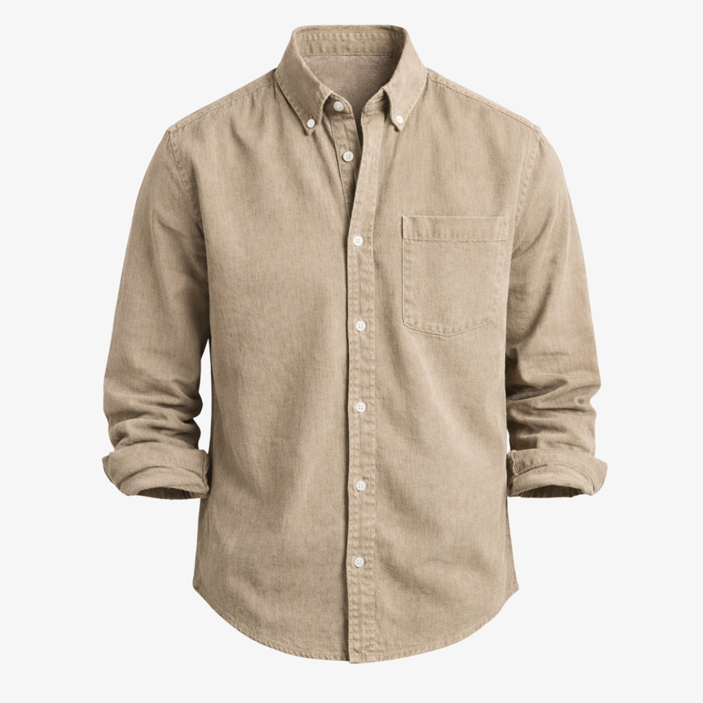 Linnen overhemd Kensington Chest-pocket