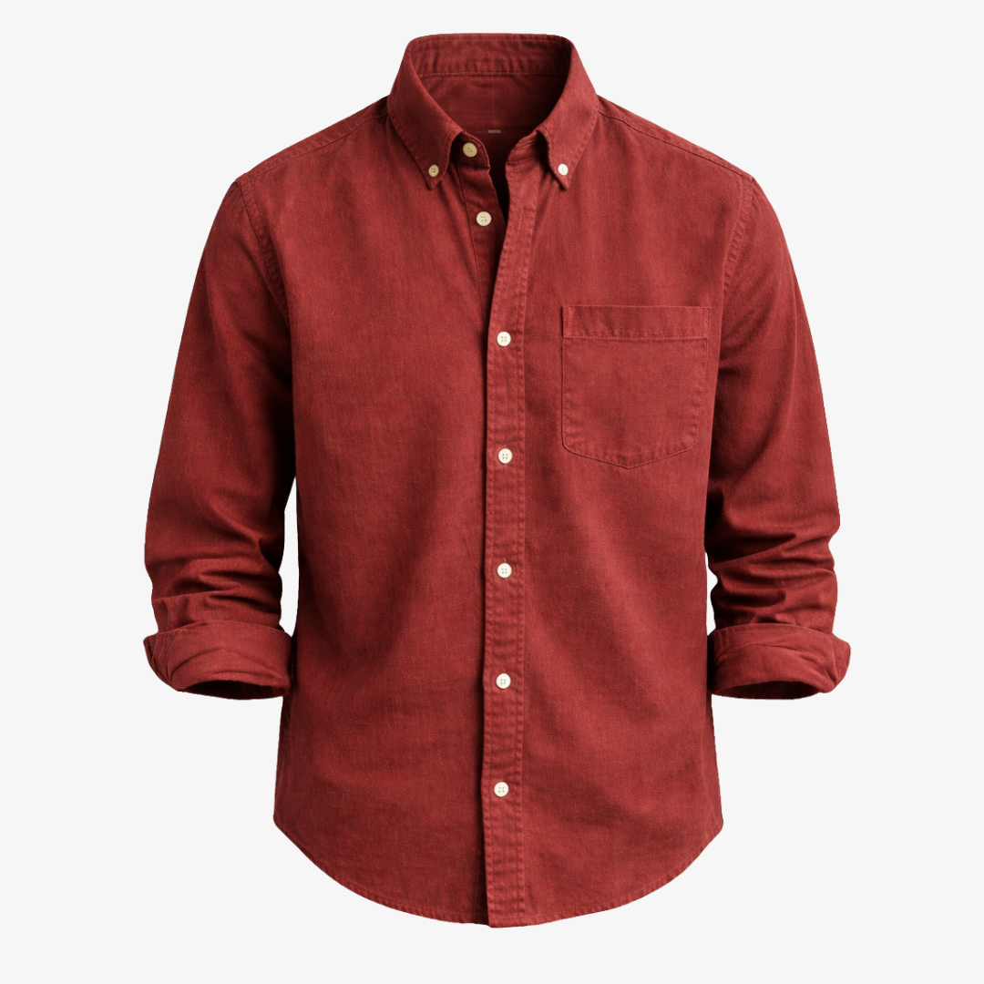 Linnen overhemd Kensington Chest-pocket