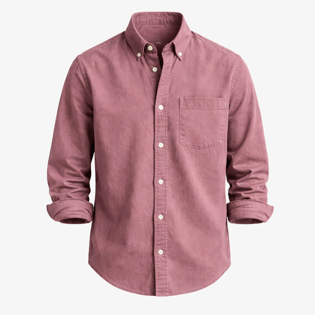 Linnen overhemd Kensington Chest-pocket