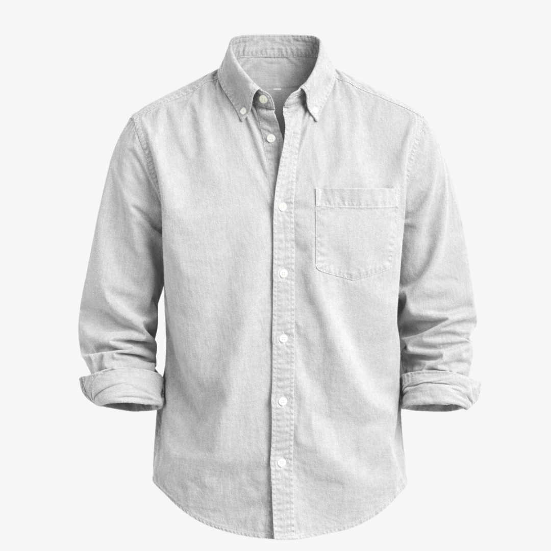 Linnen overhemd Kensington Chest-pocket
