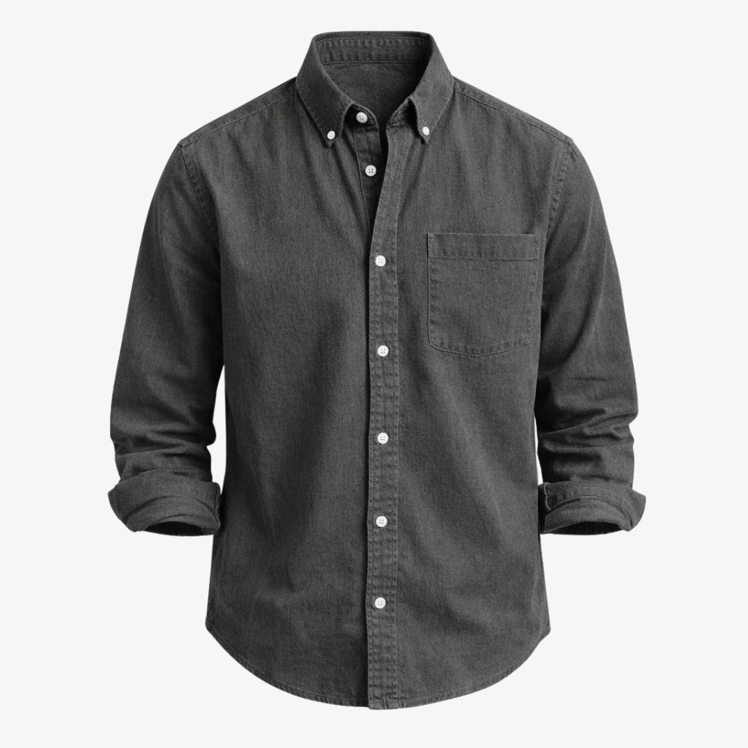 Linnen overhemd Kensington Chest-pocket