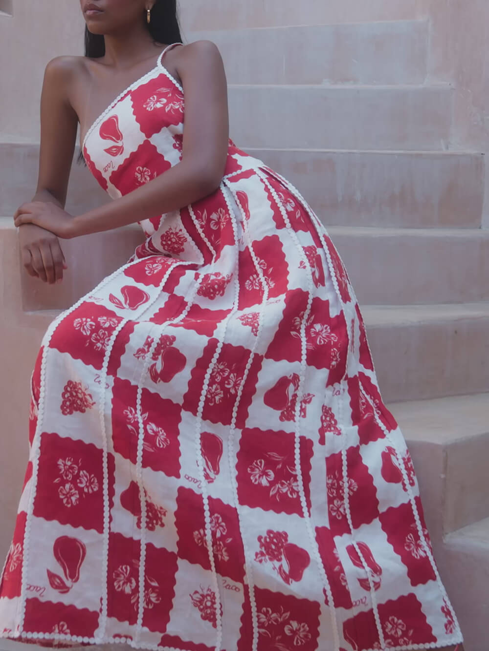 Maxi-jurk met bloemenprint Unique
