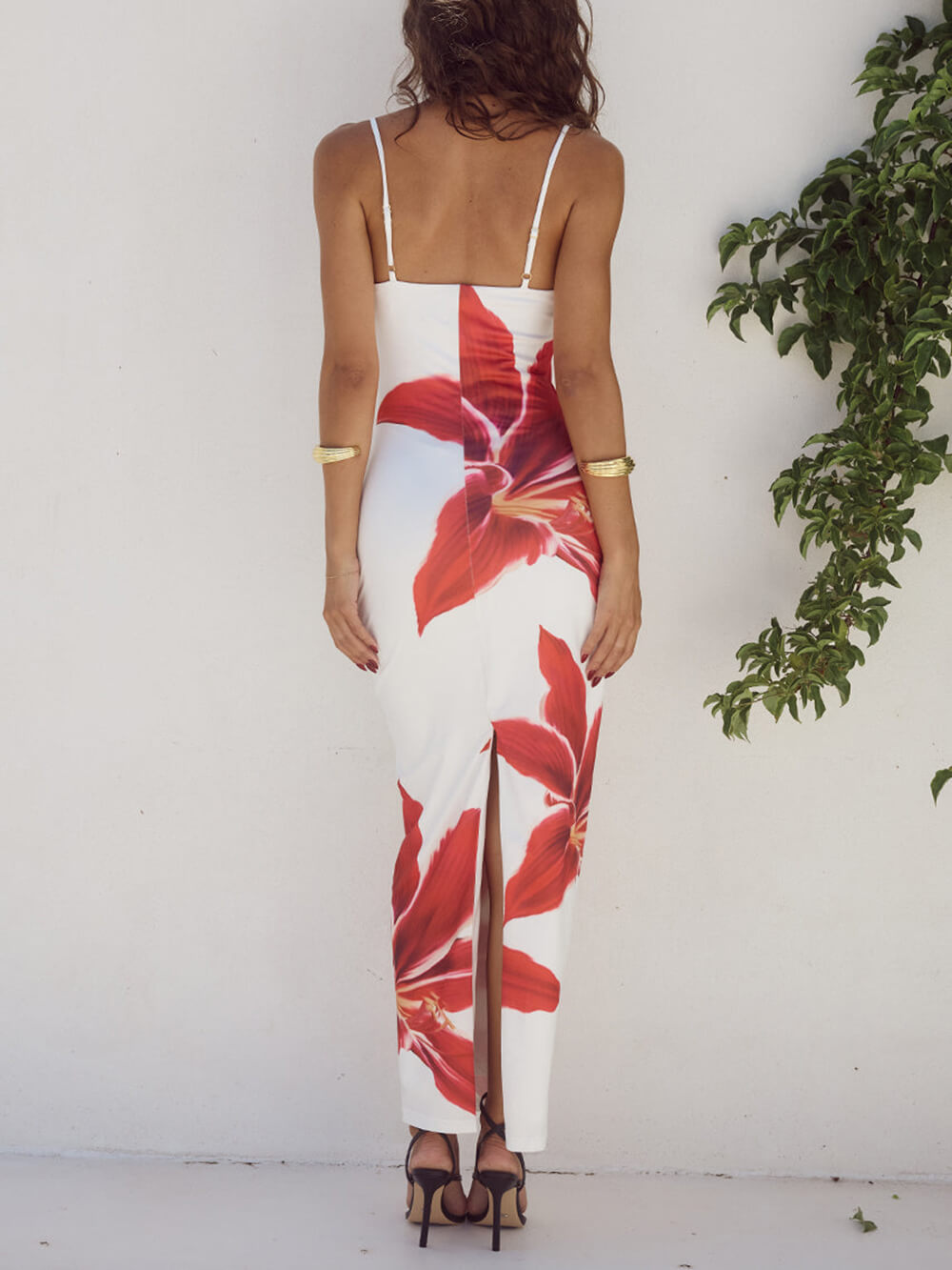 Maxi-jurk met bloemenprint