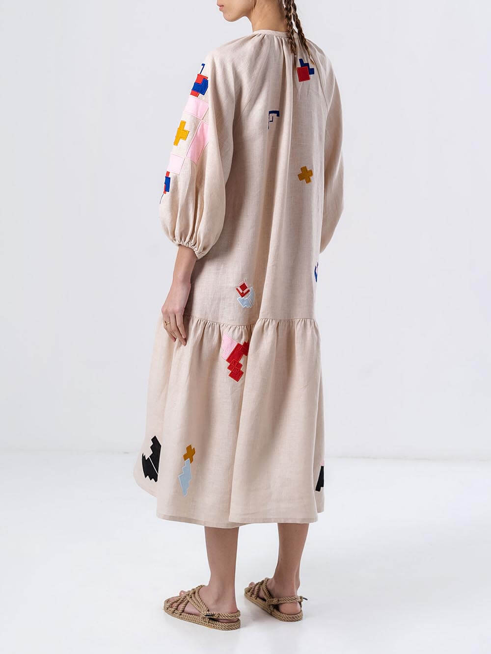 Maxi-jurk met print Unique Ethnic
