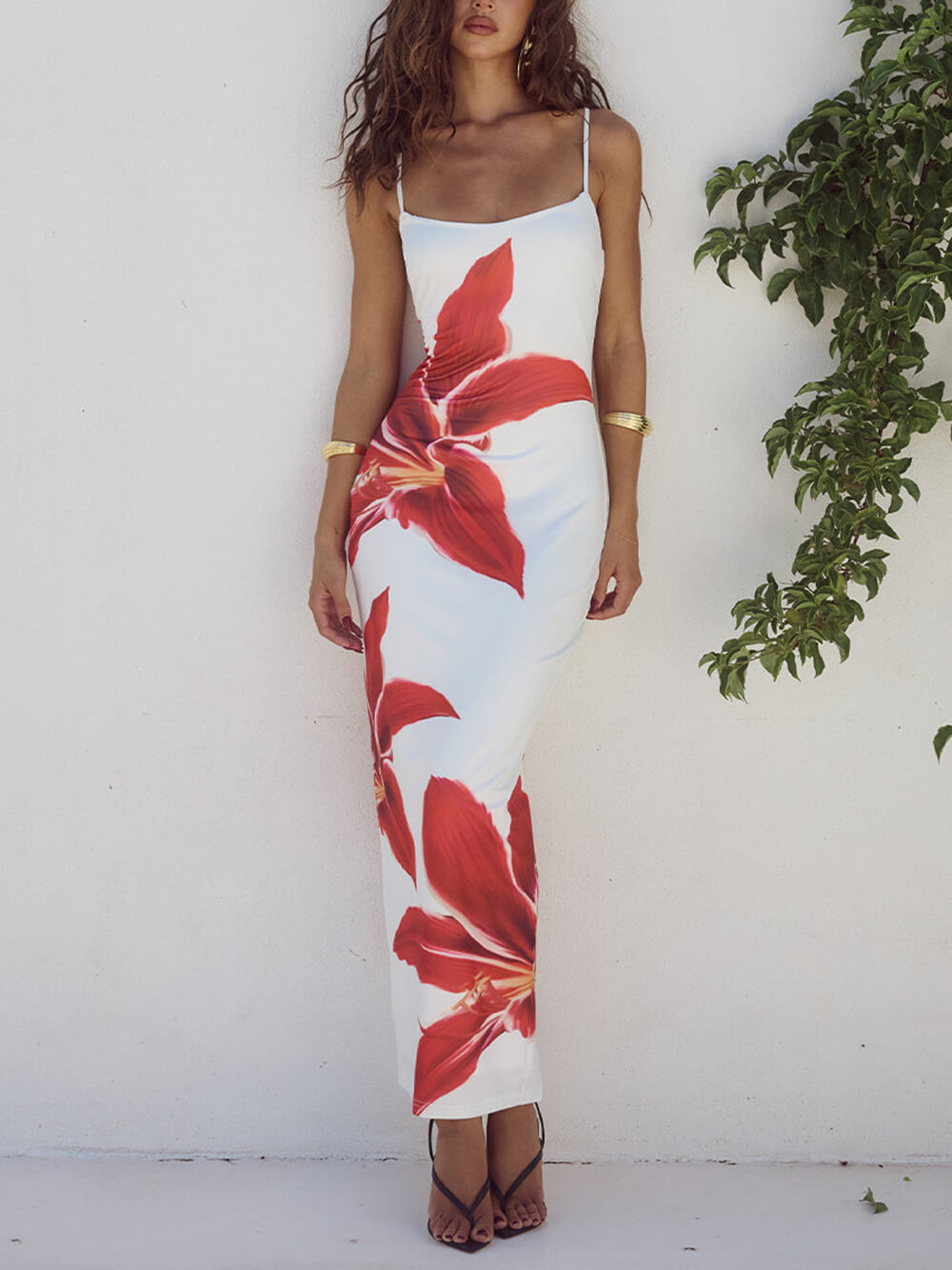Maxi-jurk met bloemenprint