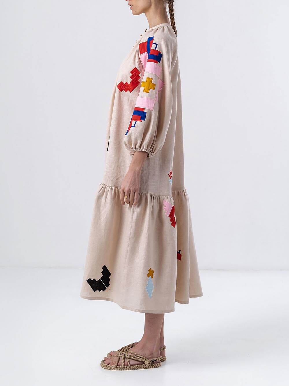 Maxi-jurk met print Unique Ethnic