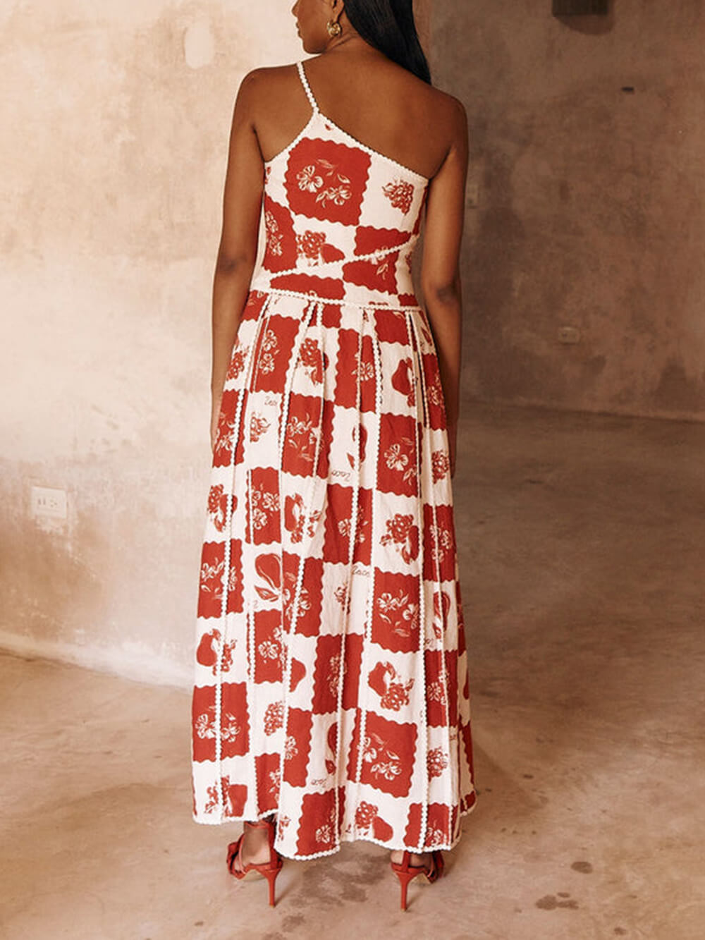 Maxi-jurk met bloemenprint Unique
