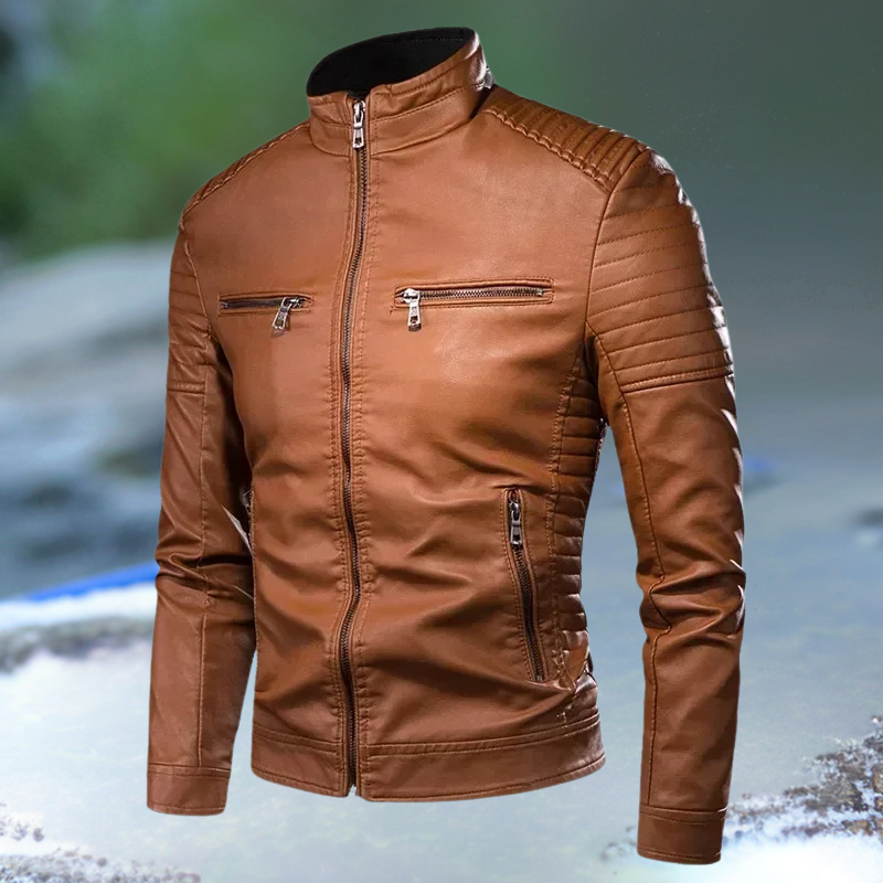 Vintage leren jas Felix