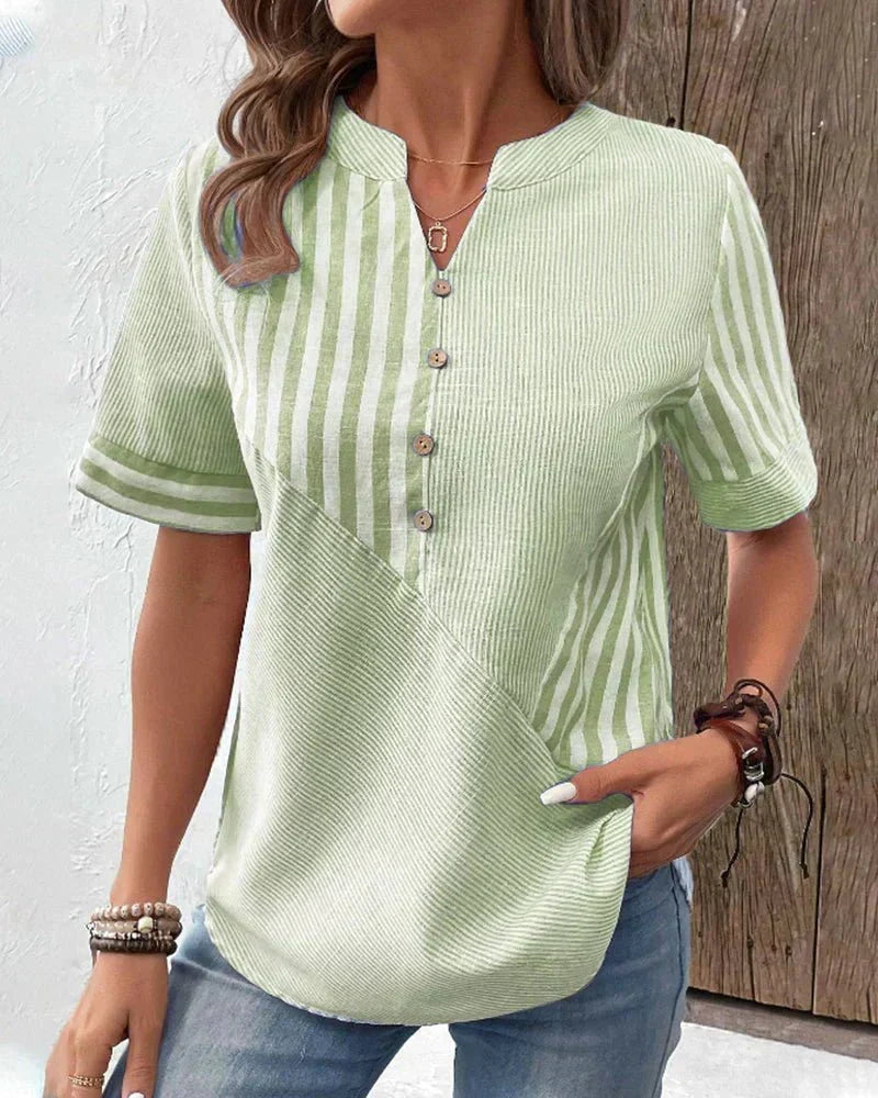 Gestreepte blouse Anya