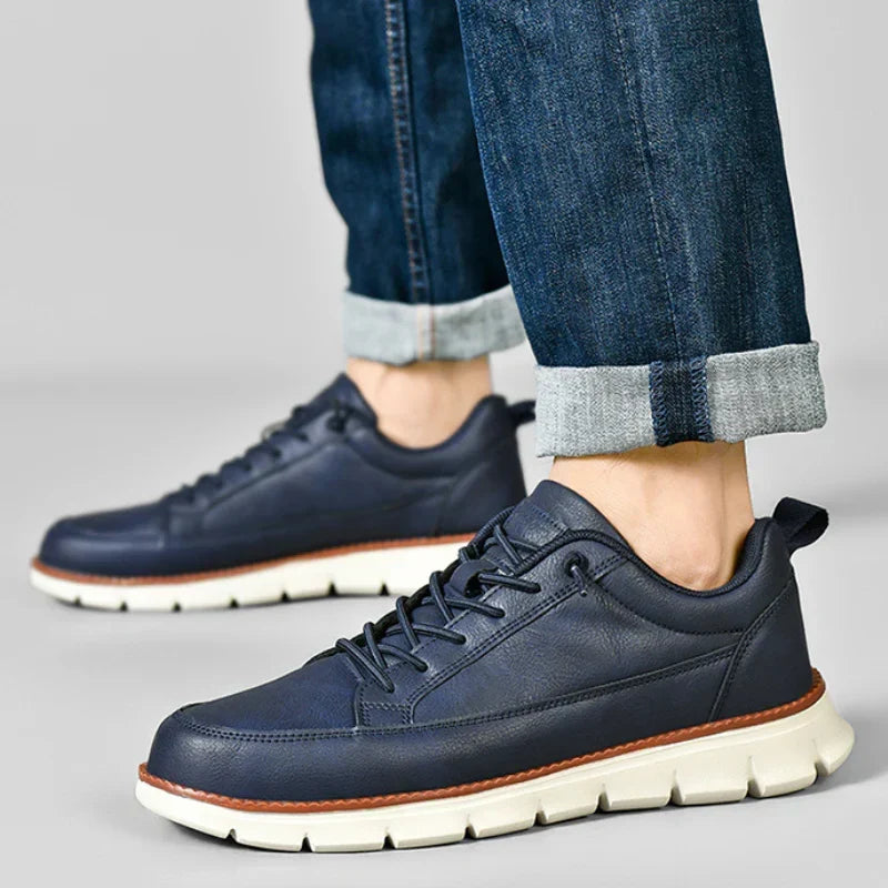 Leren sneakers Leo Crafted