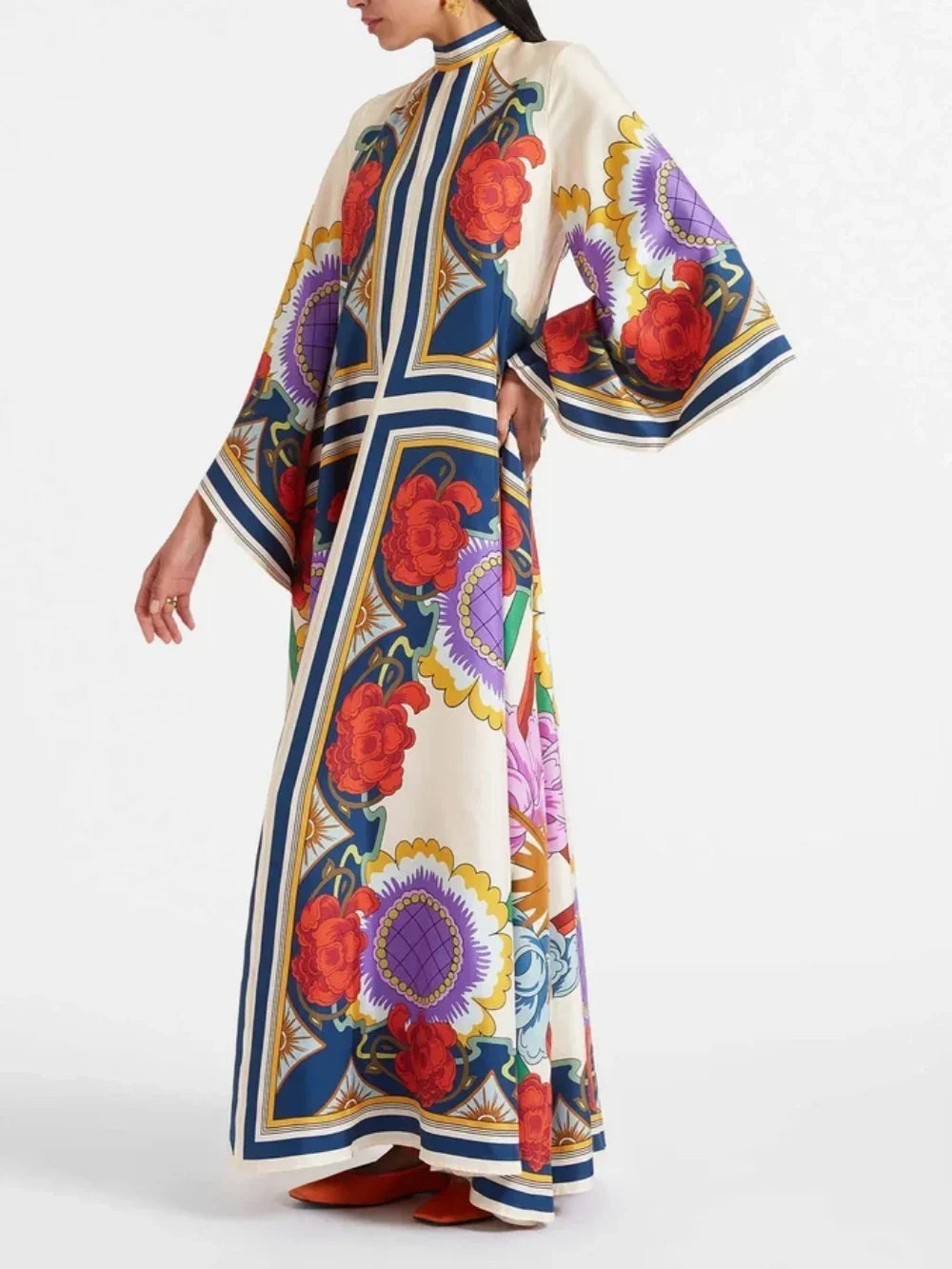 Maxi-jurk met bloemenprint Exquisite
