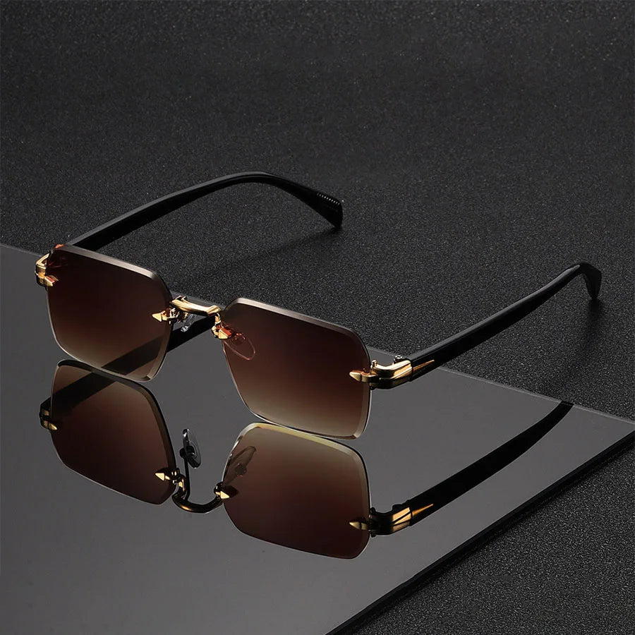 Zonnebril Quincy Rimless