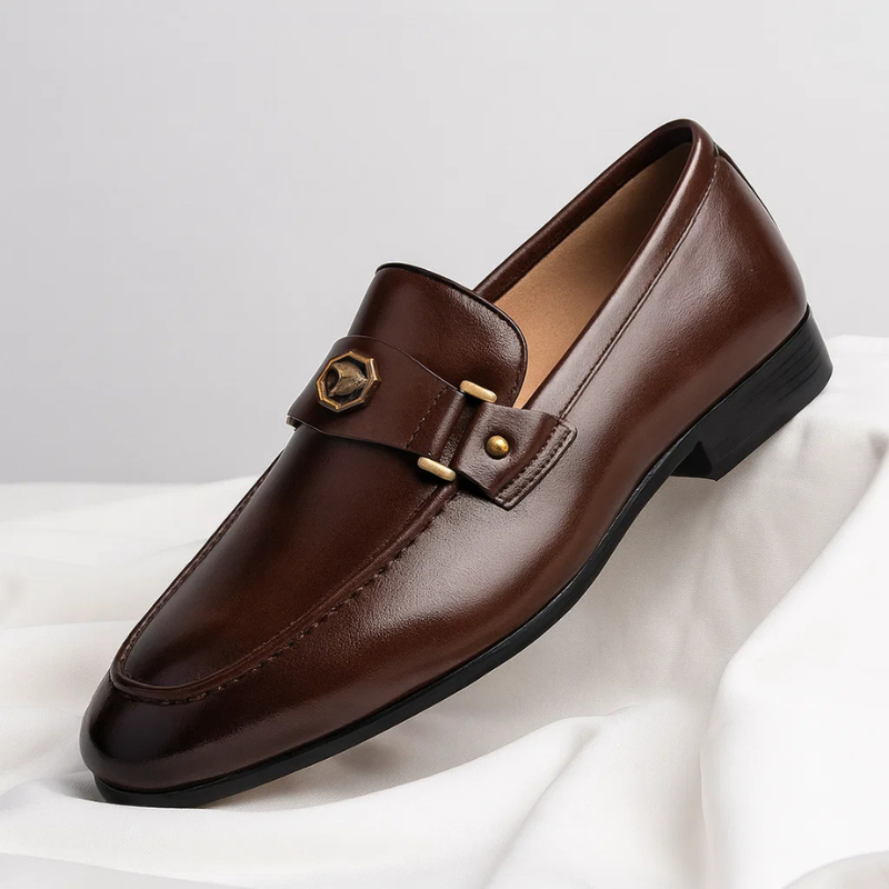 Leren loafers Everton
