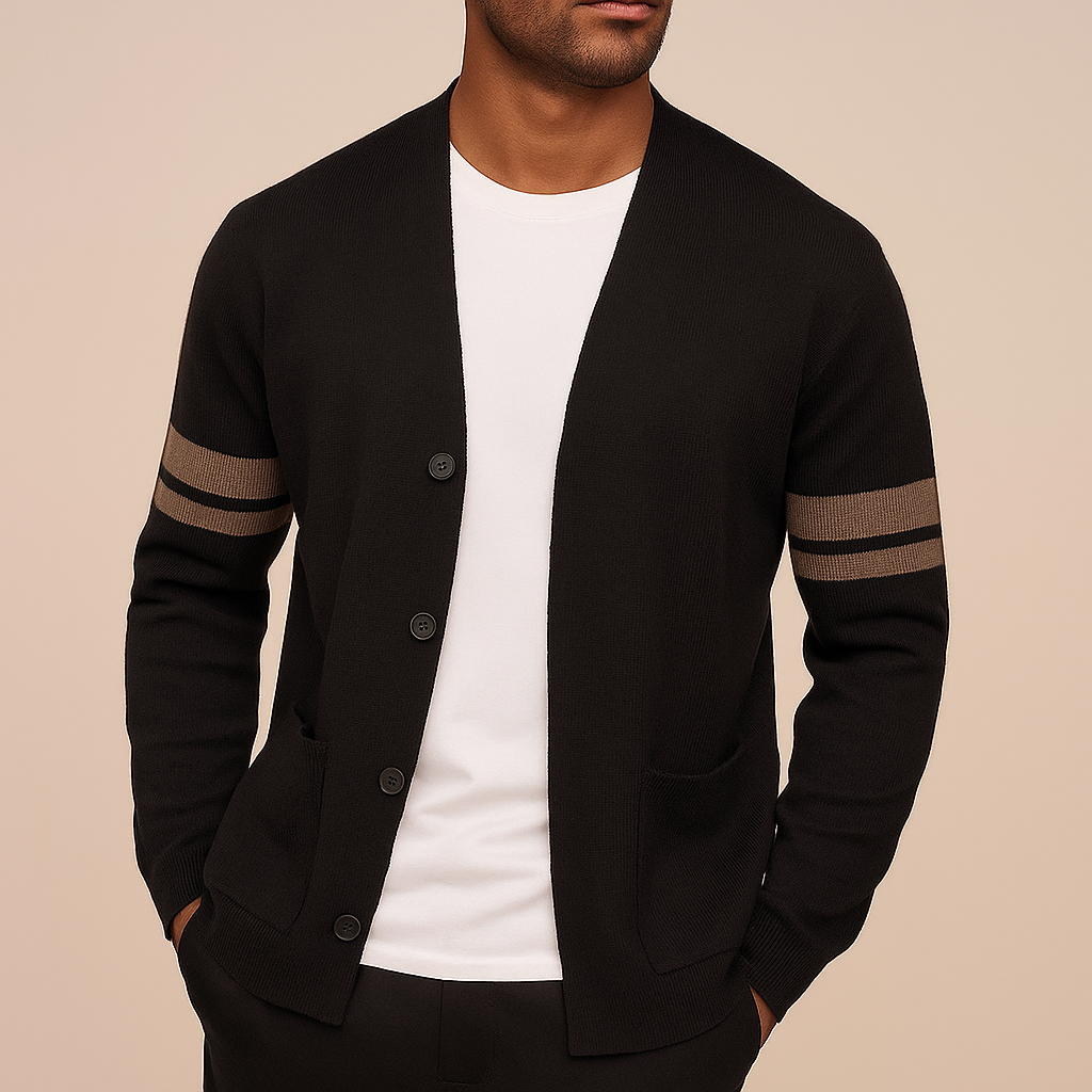 Gebreid vest Finn Fine-knit