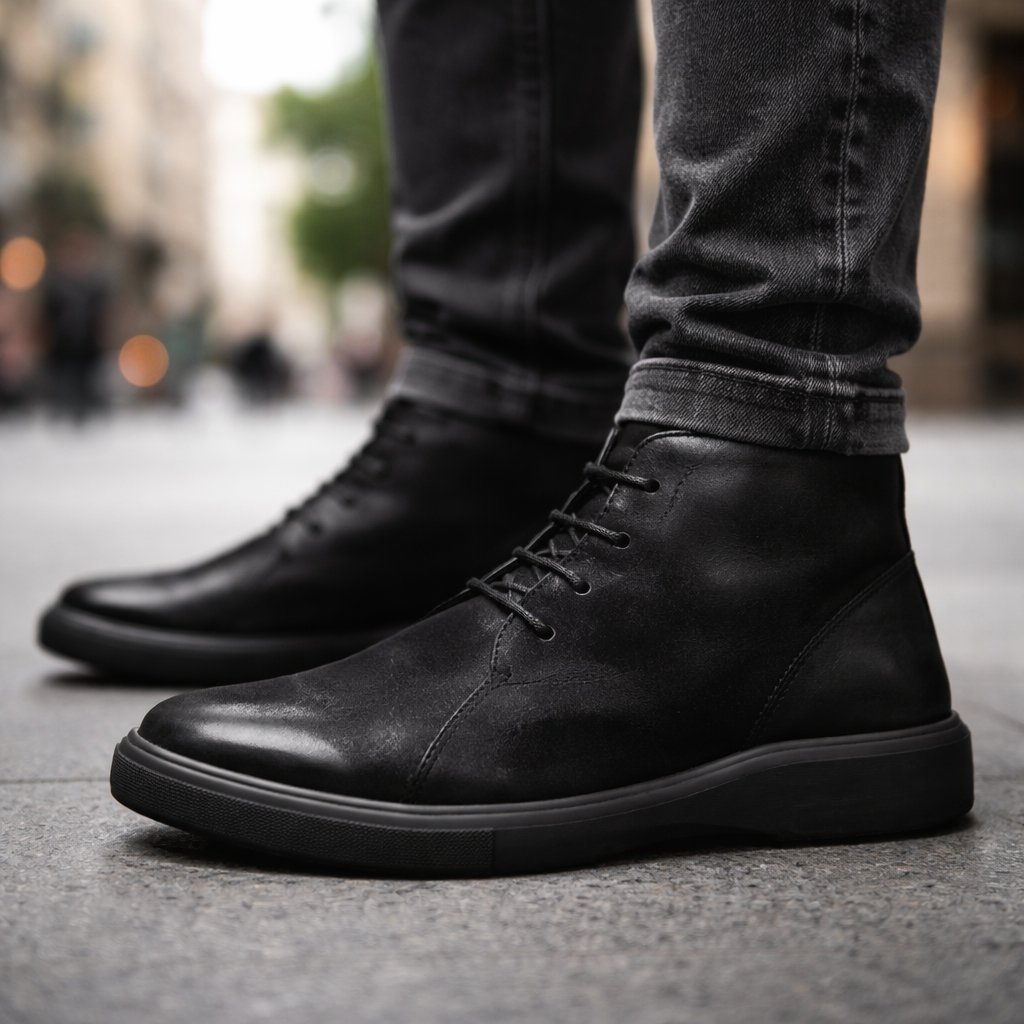 Leren schoenen Kingsley