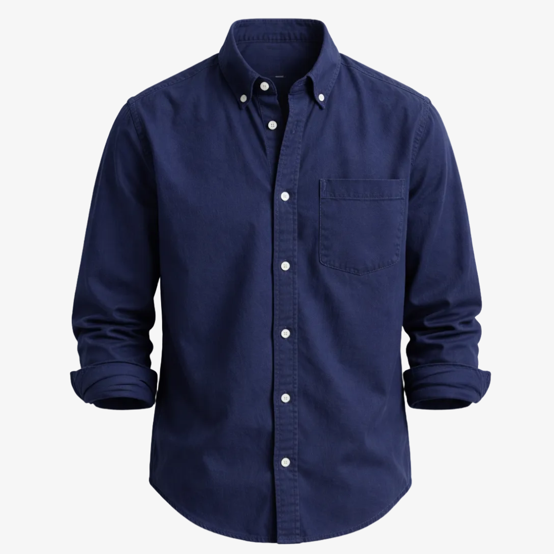 Linnen overhemd Kensington Chest-pocket