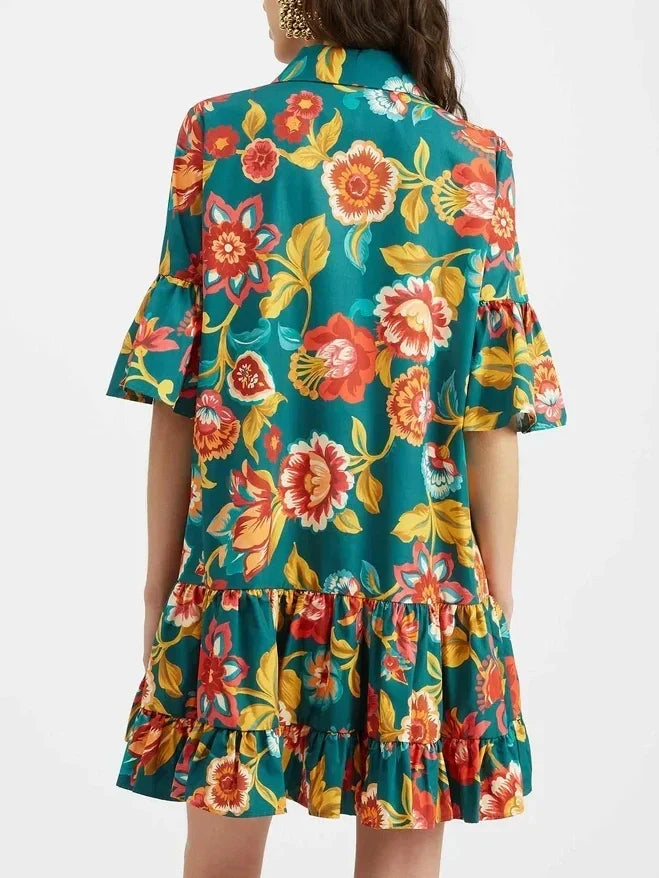 Korte jurk met print Grace Unique