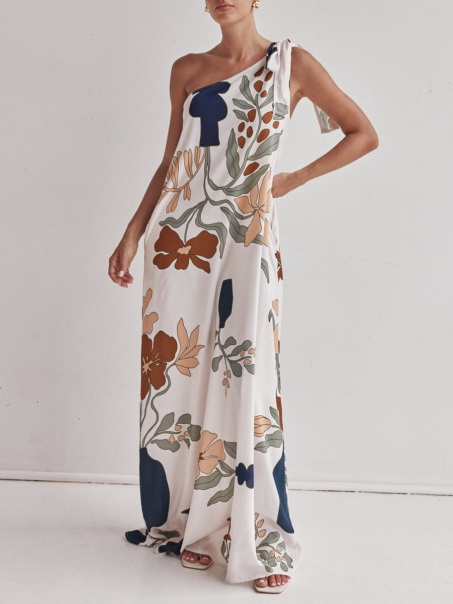 Maxi-jurk met print