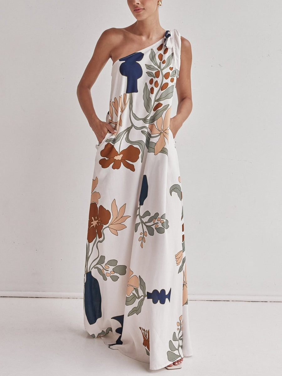 Maxi-jurk met print