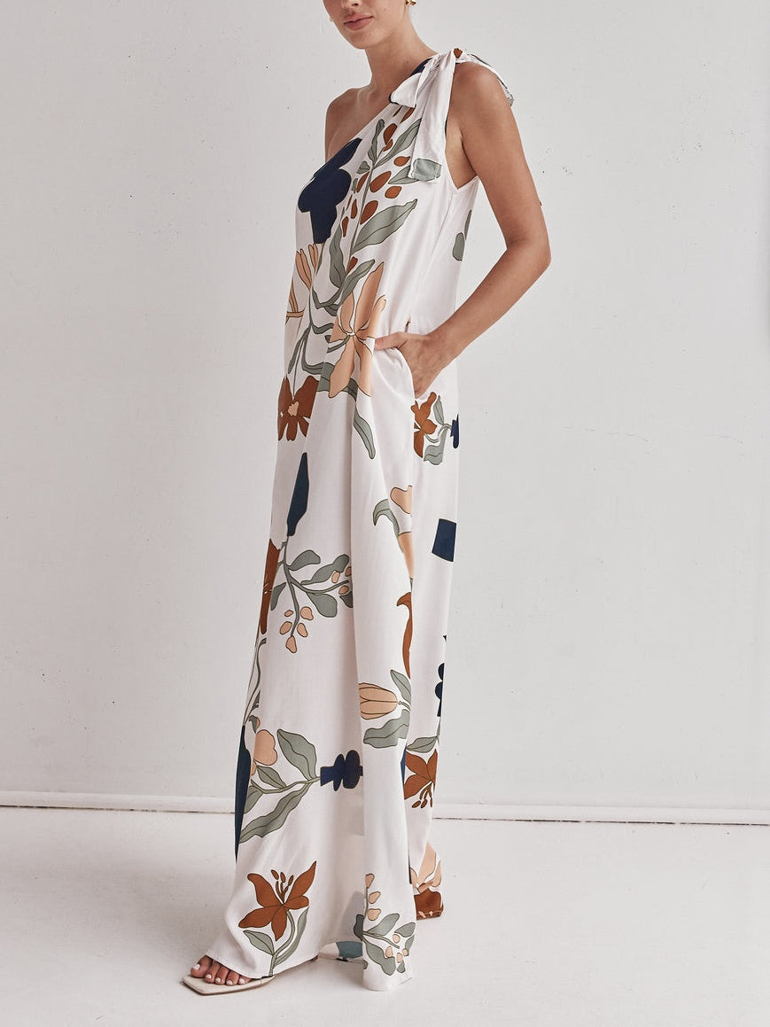 Maxi-jurk met print
