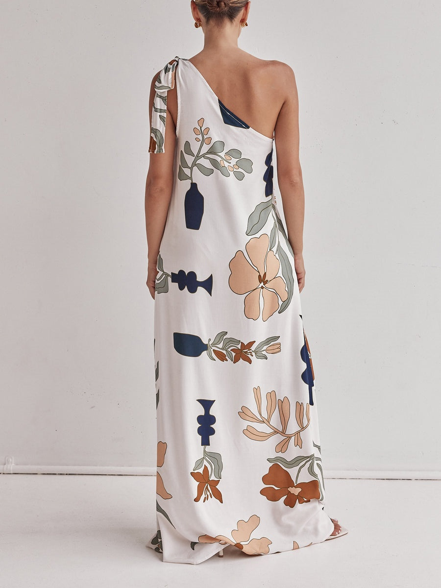 Maxi-jurk met print
