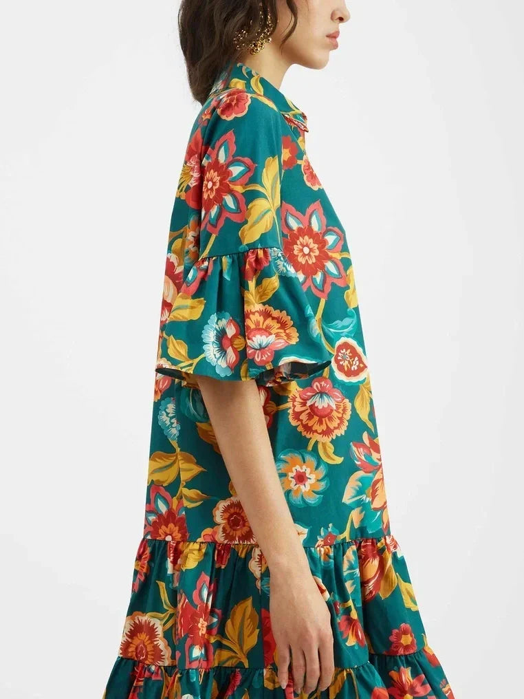 Korte jurk met print Grace Unique