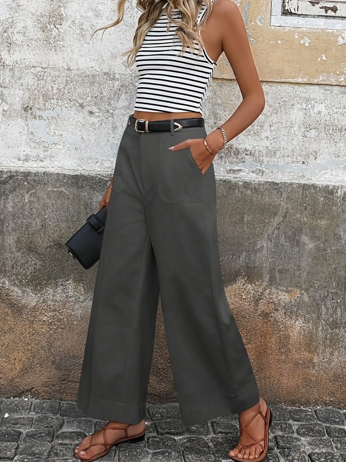 Broek Mara High-waisted