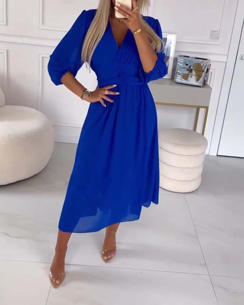 Midi-jurk Mira Waisted