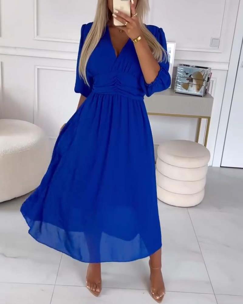 Midi-jurk Mira Waisted