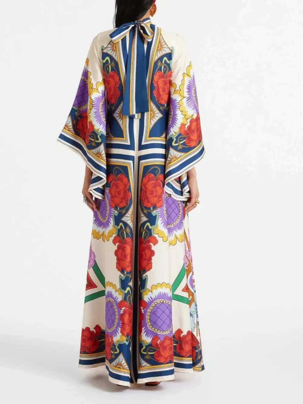 Maxi-jurk met bloemenprint Exquisite