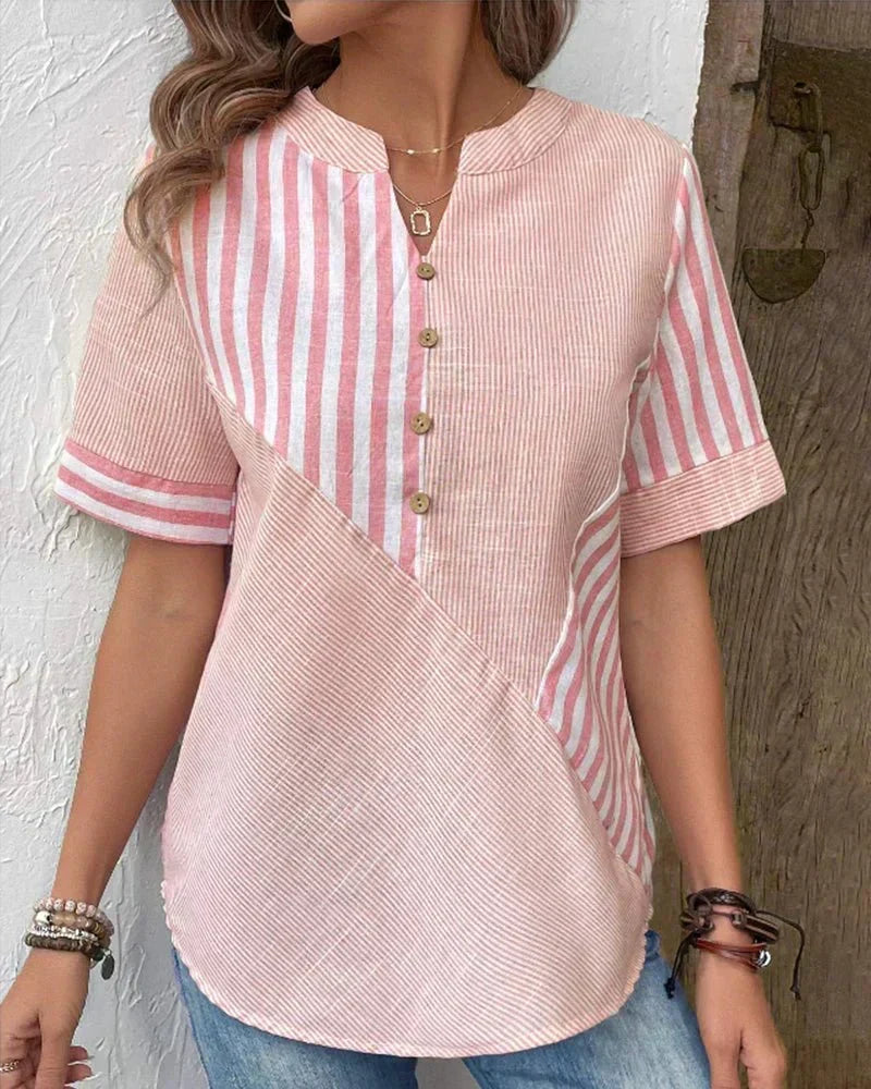 Gestreepte blouse Anya
