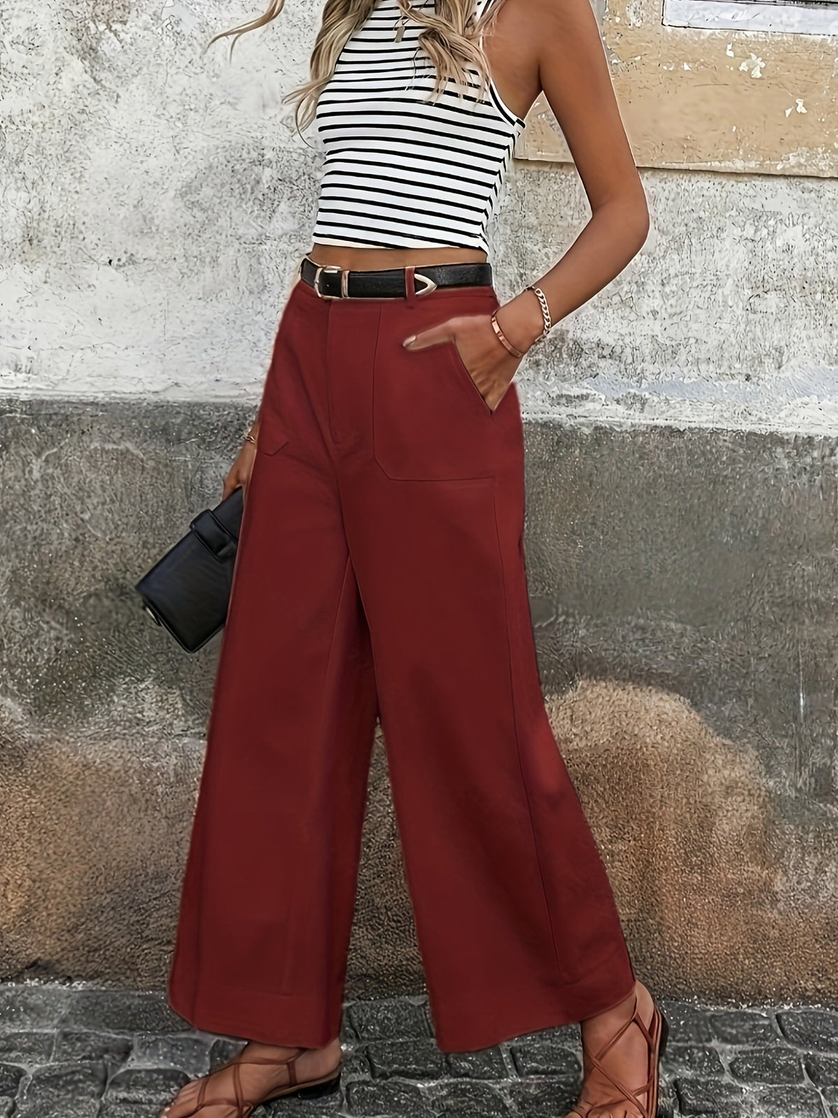 Broek Mara High-waisted