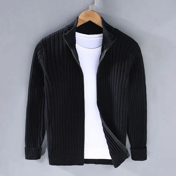Ribgebreid vest Ravello