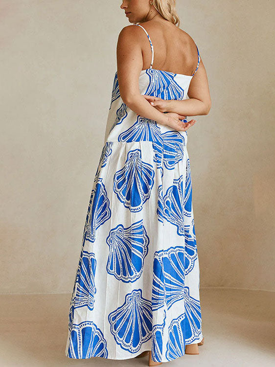 Maxi-jurk met print