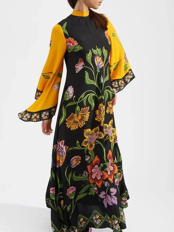 Oversized maxi-jurk Loose