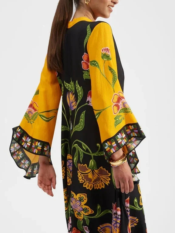 Oversized maxi-jurk Loose