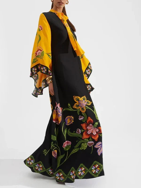 Oversized maxi-jurk Loose