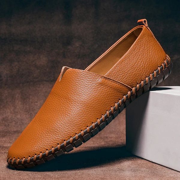 Leren loafers Massimo