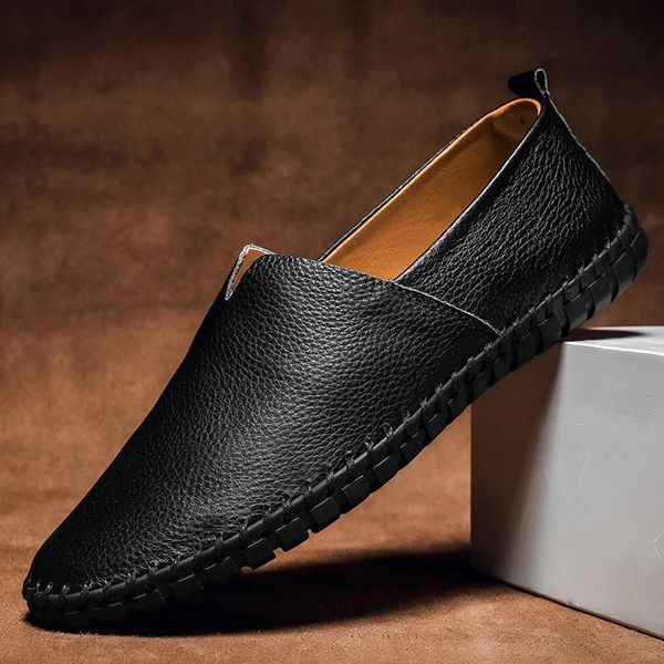 Leren loafers Massimo