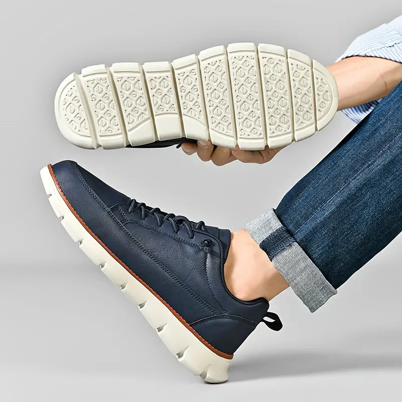 Leren sneakers Leo Crafted