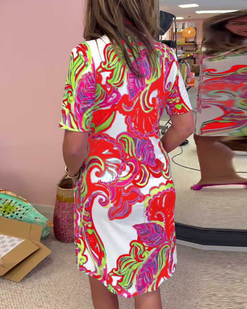 Jurk met print Aria