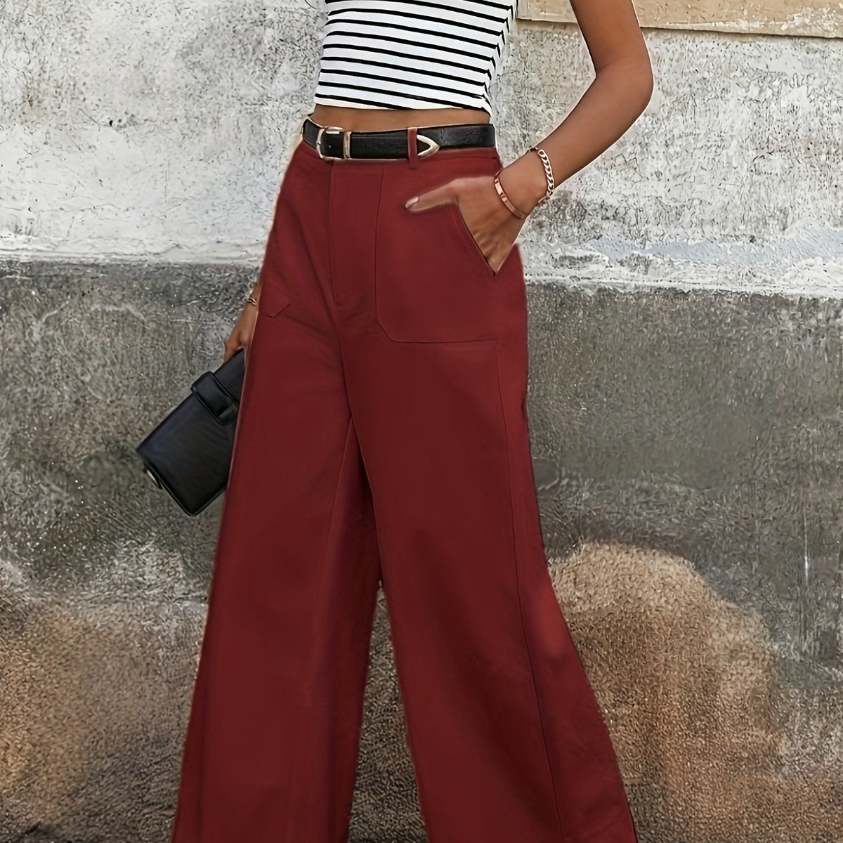 Broek Mara High-waisted