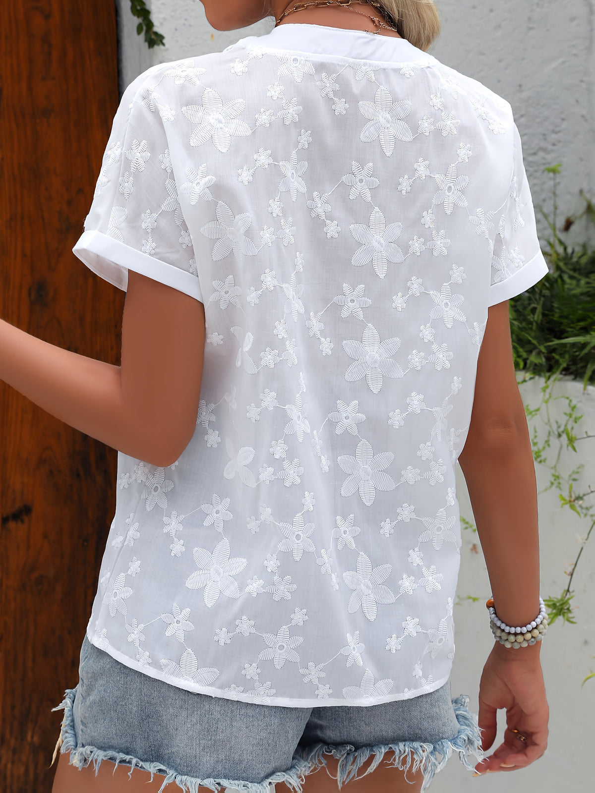 Blouse met bloemenprint Liana